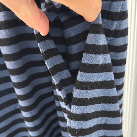 Loft Blue and Black Sleeveless Sundress - Picture 4 of 7